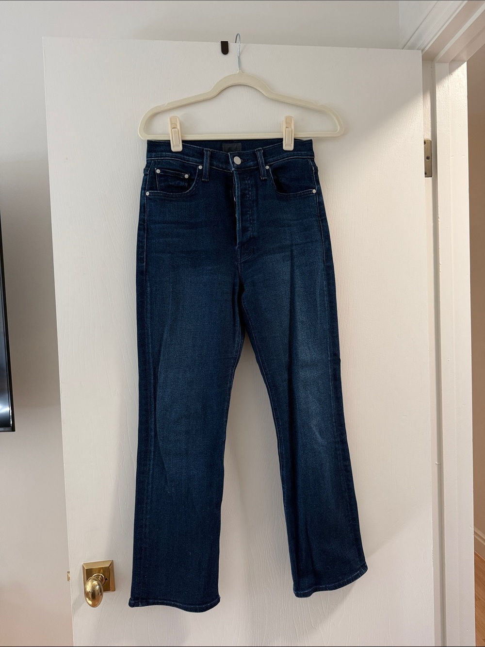 MOTHER Tripper High Waist Ankle Taper Leg Jeans (Taking Shape)